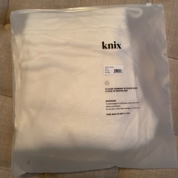 KNIX Cozzzy Cozy Track Pant - Size Medium - Sea Salt - NWT - Picture 6 of 6